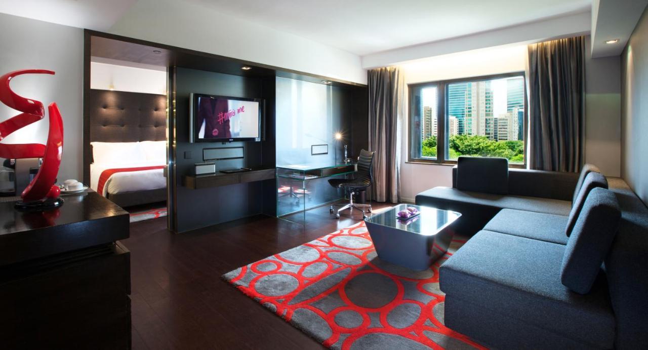 The Mira Hong Kong Hotell Exteriör bild Suite at the W Hong Kong